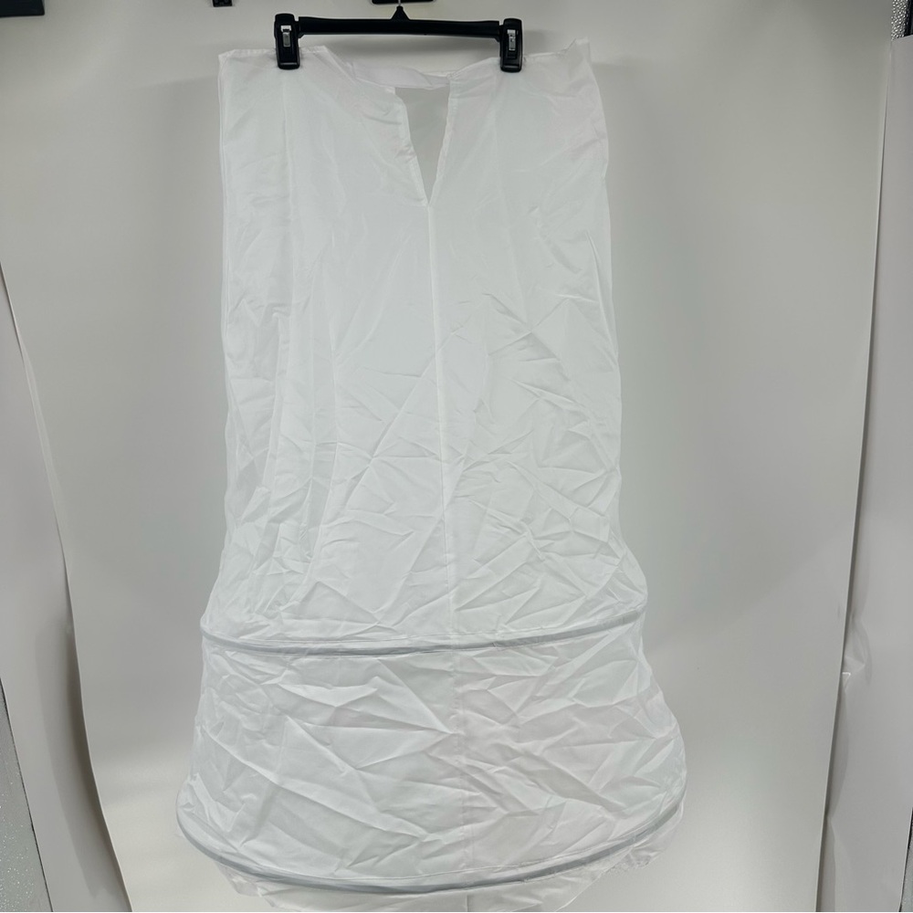 New Hoop Slip with Lace Trim. Bridal White Size XL - Picture 3 of 8